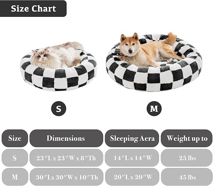 Retro Round Pet Calming Bed – OEM Available price