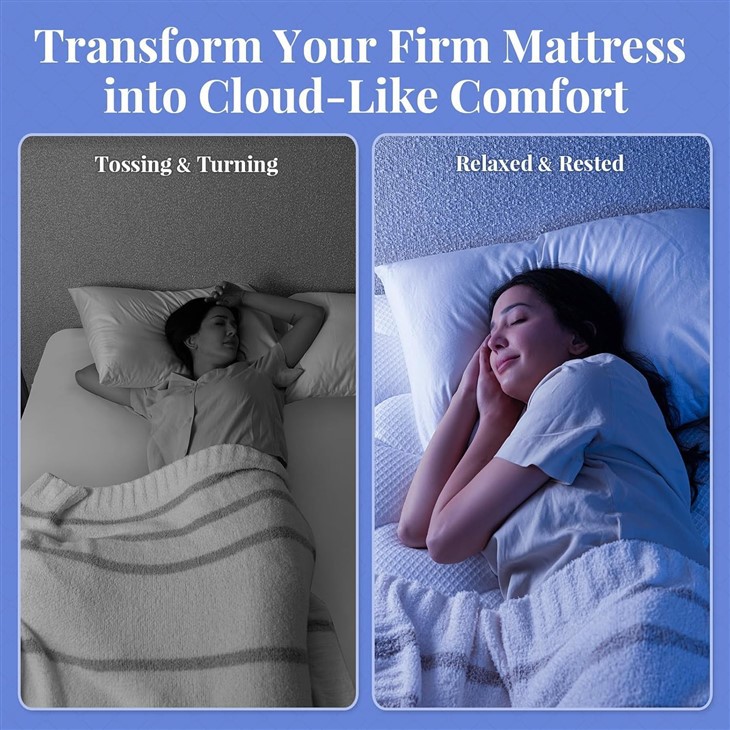 4 Inch Dual Layer Queen Mattress Topper best