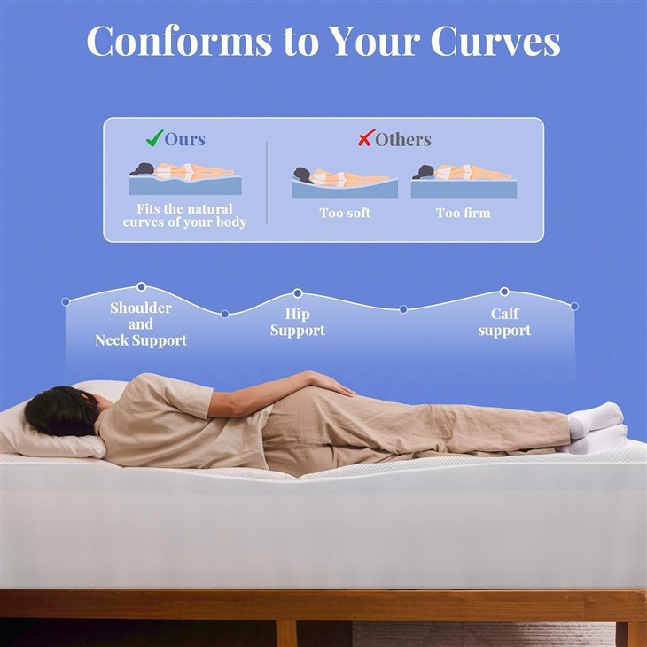 4 Inch Dual Layer Queen Mattress Topper high quality