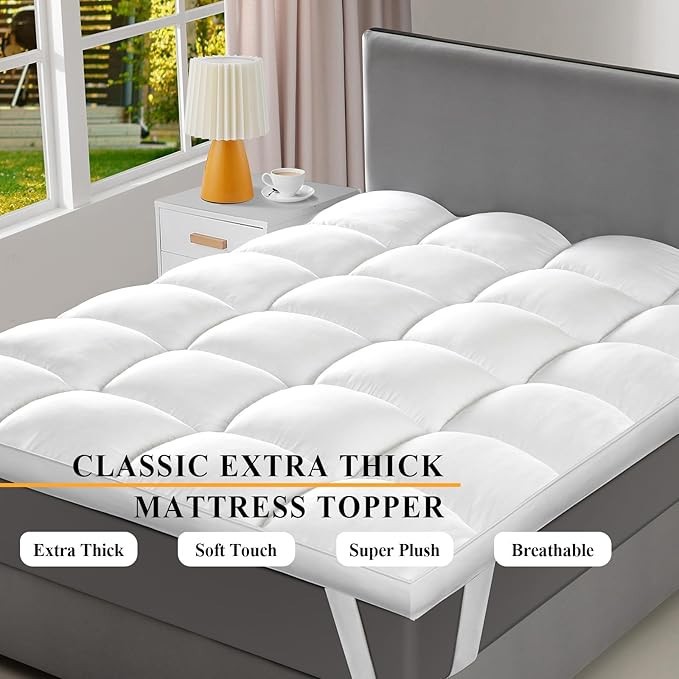 Thick Fitted Mattress Topper factory