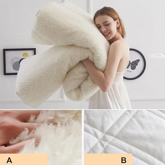 Thicken Warm Wool Bed Pad best